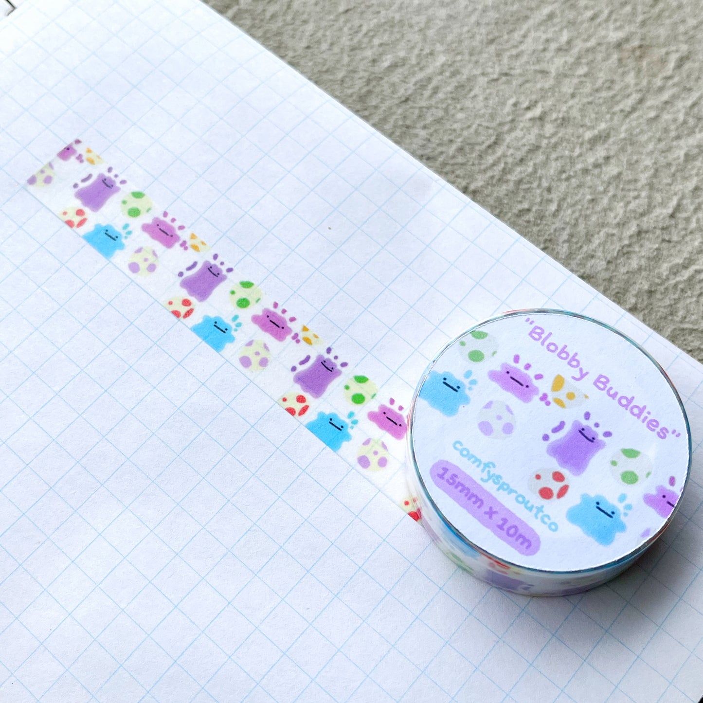 Blobby Buddies - Washi Tape