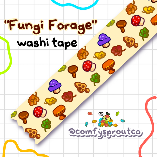 Fungi Forage - Washi Tape