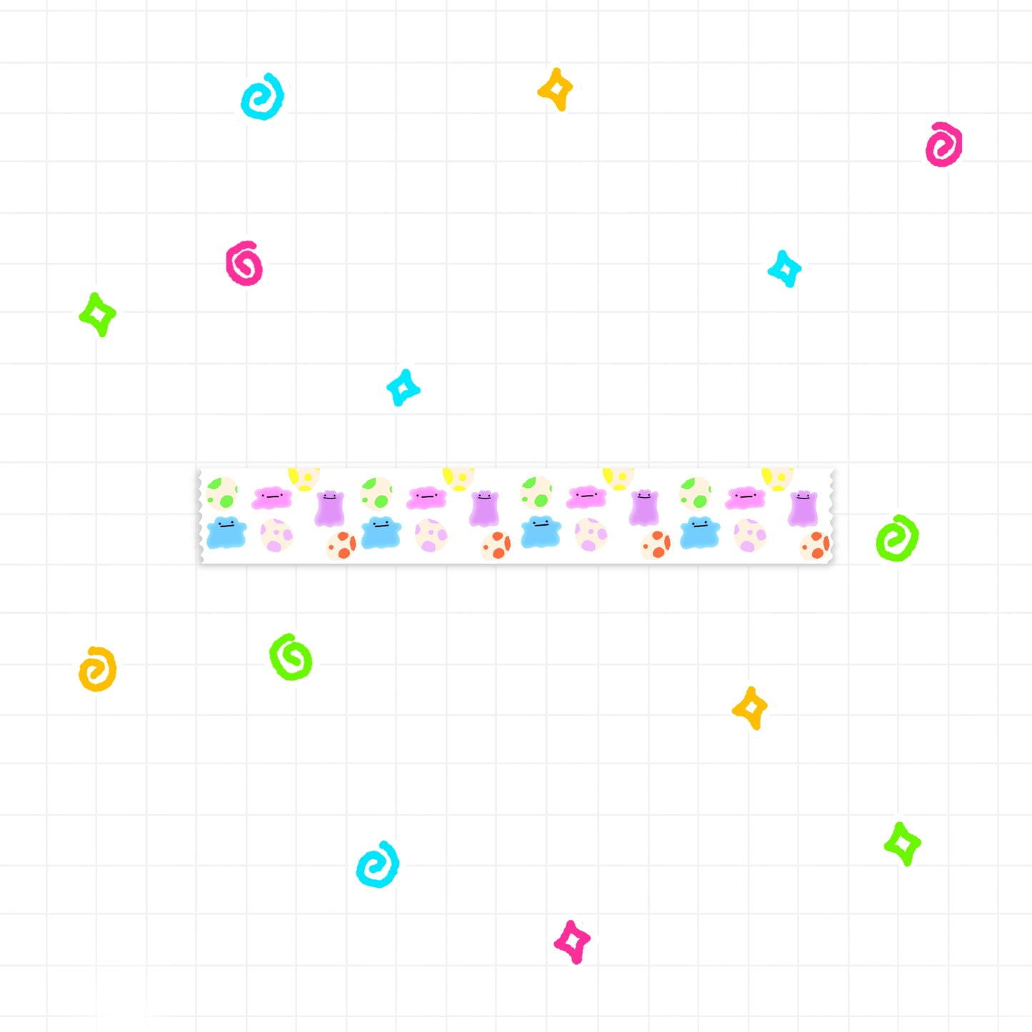 Blobby Buddies - Washi Tape