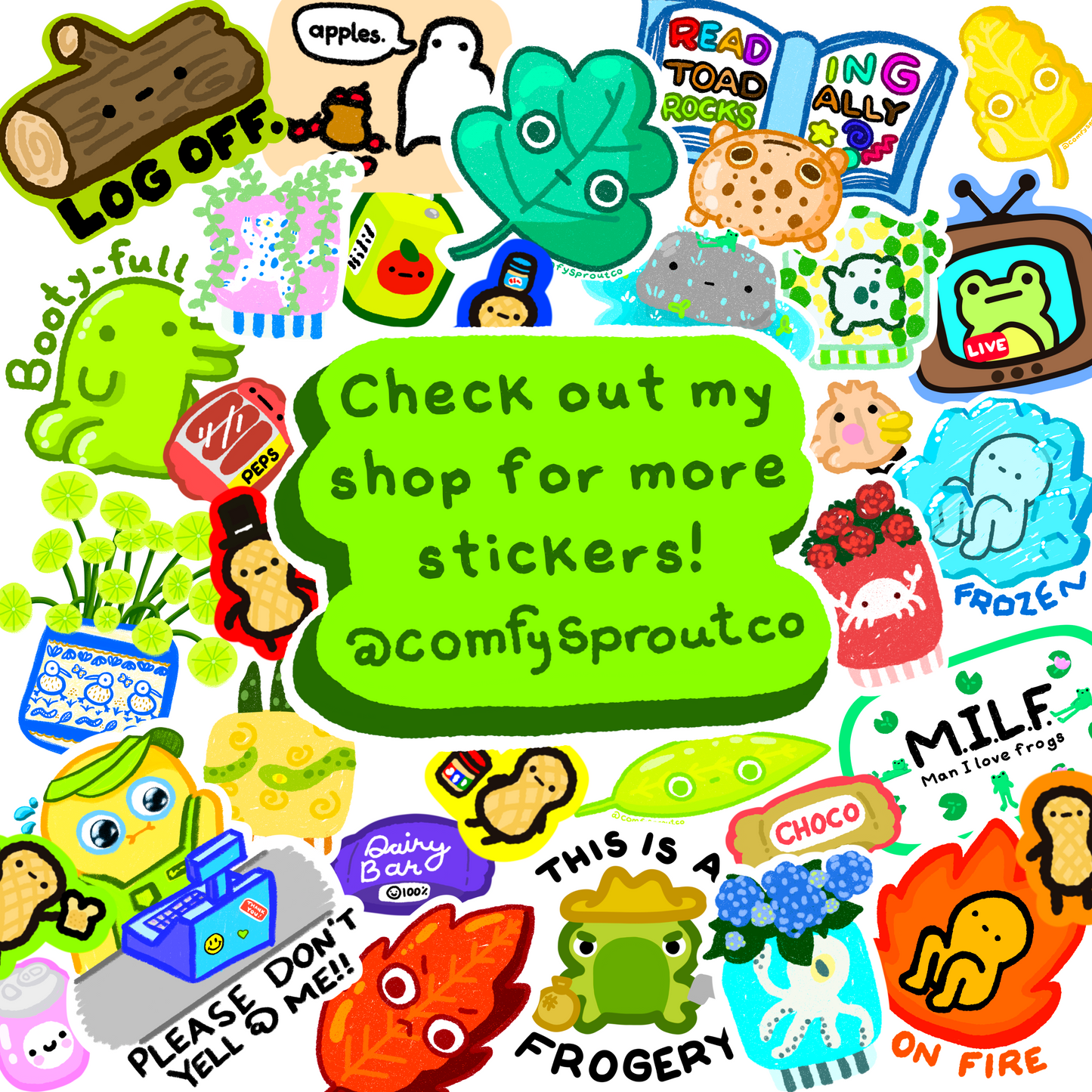 Leafy Sticker Pack