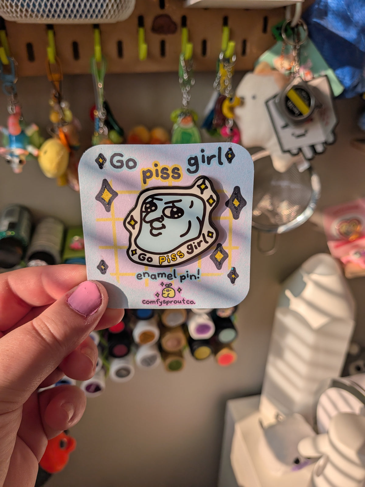 Go Piss Girl Pin✨🧚