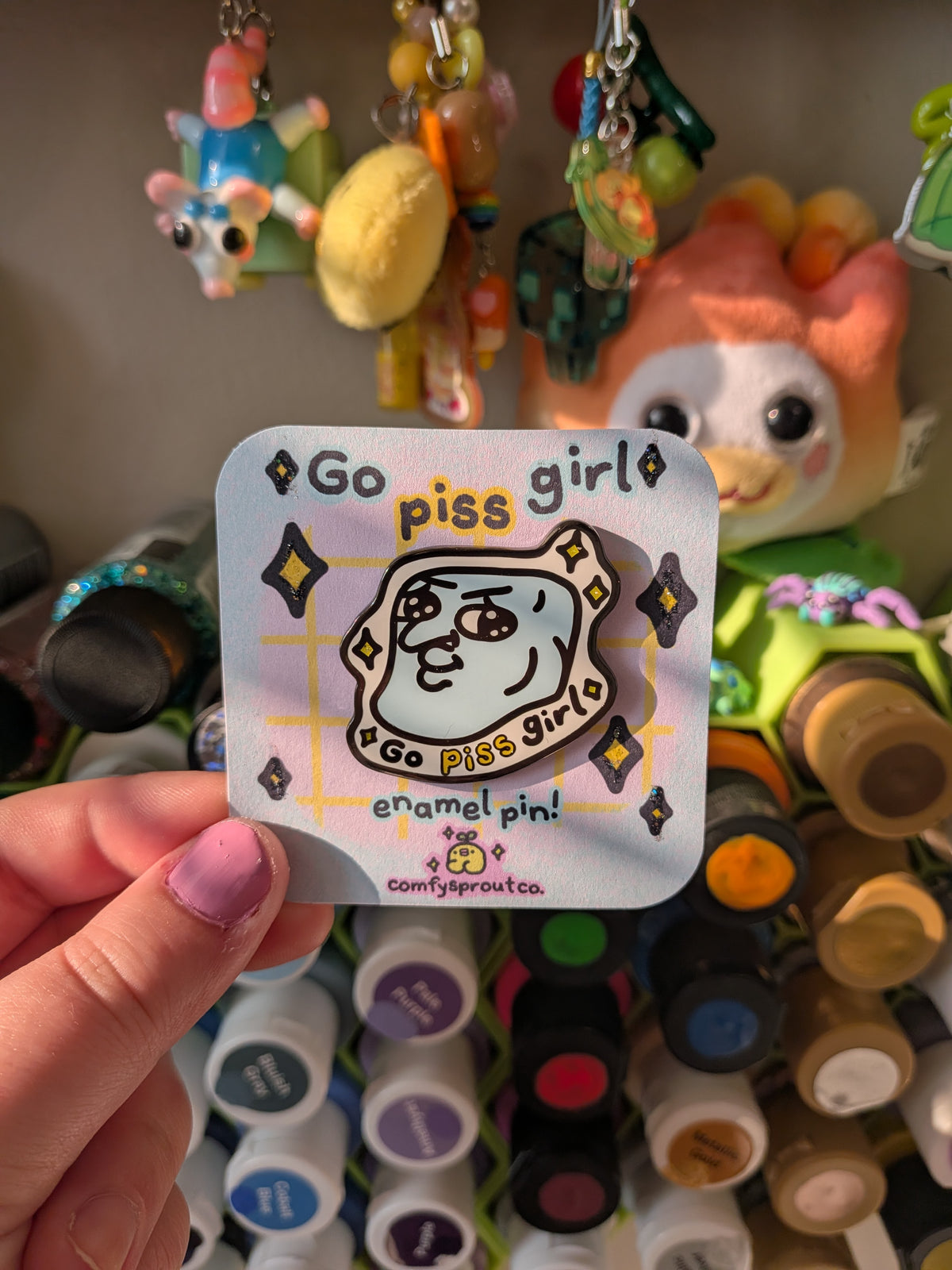 Go Piss Girl Pin✨🧚