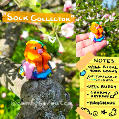 Sock Collector Figurine