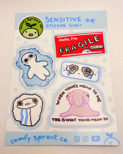 I'm Sensitive Sticker Sheet